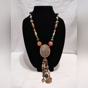 Grand Multicolor Beaded Necklace